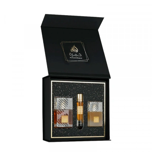 Kit Lattafa Fragrance Gift Khamrah 3pçs