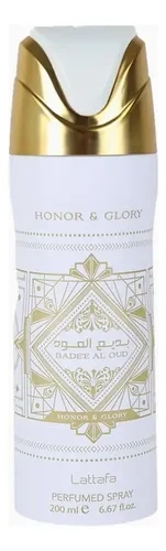 Spray Lattafa Badee Al Oud Branco 200ml